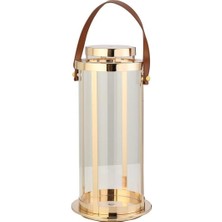 Vitale Gold Büyük Matara Fener 21*21*44 cm AK.JD0076