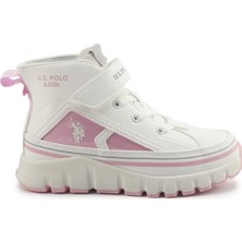 U.s. Polo Assn. Keltes Jr 5pr Beyaz Kız Çocuk High Sneaker
