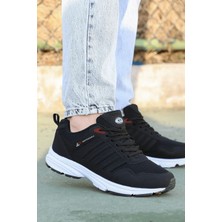 M.P. 2056 Anatomik Tabanlı Unisex Mevsimlik Yürüyüş & Koşu Ayakkabısı - NKT02056-SIYAH Beyaz-43