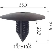 Im Global Oto Klips Davlumbaz Klipsi Renault/dacia Oem 7703077435