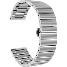 Forzacase Huawei Watch Gt 6 Pro 46MM ile Uyumlu Balık Sırtı Paslanmaz Çelik Kordon - FC1120