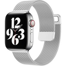 Forzacase Apple Watch Se 3 44MM ile Uyumlu Metal Mıknatıslı Kordon Kayış - FC157
