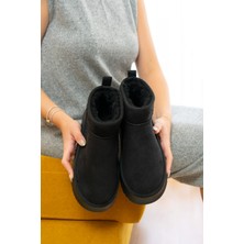 Kadın Bot Kadın Ayakkabı Içi Kürklü Bot Kalın Tabanlı Bot Modeli