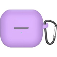 Samsung Galaxy Buds 3 Fe Uyumlu Soft Silikon Kılıf+Kanca