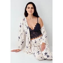 Arnetta 3414-S Kadın 3'lü Pijama Takımı