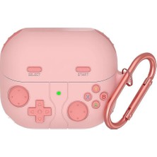 Samsung Galaxy Buds 3 Fe Uyumlu Silikon Kılıf Anahtarlıklı Kılıf [gampad Tasarımı]