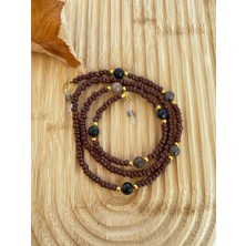 Akik Taşlı Kadın Gozluk Ipi