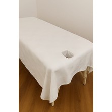 Sauna Masaj Yatağı Sedye Klinik Yatak Örtüsü %100 Pamuk | Yıkanabilir 130X230 cm