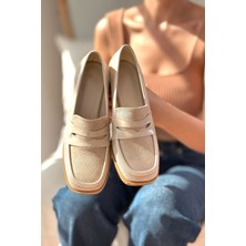 Reymans Süet Topuklu Ayakkabı Bej