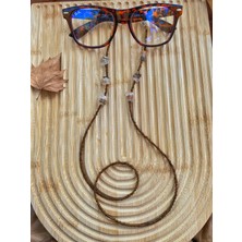 Akik Taşlı Kadin Gozluk Ipi