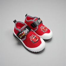 Yazlık Keten Tek Cırt Cırtlı Ayarlanabilir Yumuşak Rahat Taban Ev Okul Kreş Günlük Ayakkabı