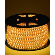 06Gemlight 30 Metre Hortum Esnek Serit LED Amber + 220V Fiş 1,2,3,4,5,10,15,20,25,50,100 Metre