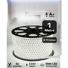 Hortum Esnek Serit LED Gün Isigi + 220V Fiş 1,2,3,4,5,10,15,20,25,50,100 Metre
