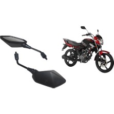 Motosiklet Ayna Takımı Uzun Kol Geniş Açı - Kuba TK03