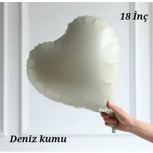 Retro  Kalp Folyo Balon 18 Inç 45 cm