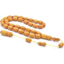 Usta Işi Sistemli Kapsül Kesim Hareli Sarı Katalin Tesbih