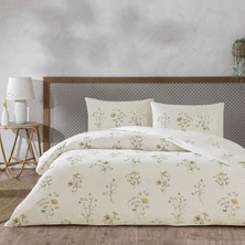 Taç Auren Ranforce Tek Kişilik Nevresim Takımı Pudra