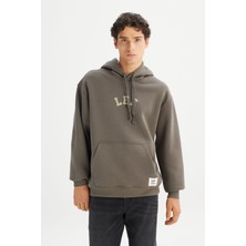 Pamuklu Regular Fit Normal Kesim Kapüşonlu Içi Polarlı Sweatshirt