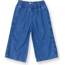 Hellobaby Kız Bebek Denim Pantolon Reçme Paça