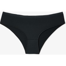 Siyah Easy Trim Normal Bel Hipster Külot