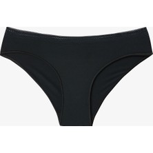 Siyah Easy Trim Normal Bel Slip Külot