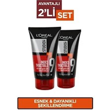 L'Oréal Paris Studio Line 2'li Set Indestructible Tüp Jöle Sabit Tutma Etkisi ile Esnek Şekillendirme
