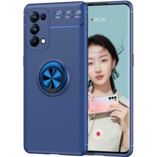 Oppo Reno 5 Pro 5g Kılıf Ata Ravel Silikon Kapak-Mavi