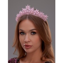 Kristal Taşlı Gelin ve Davet Tacı – Işıltılı Zarif Tasarım