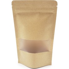 Pencereli Kraft Doypack 25X34X12 cm 1.500 Gram