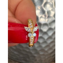 %100 G23 Titanyum Kelebekli Göbek Piercingi- 1 Adet