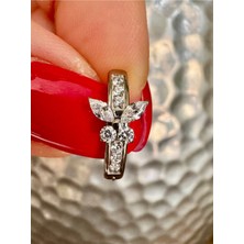 %100 G23 Titanyum Kelebekli Göbek Piercingi- 1 Adet