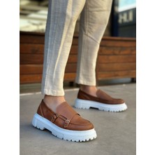 BA0242 Tokalı Klasik Yüksek Taban Taba Erkek Ayakkabı