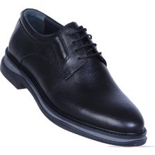 Baloğlu 1951 Siyah Kauçuk %100 Deri Erkek Klasik Ayakkabı