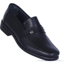 Baloğlu 1161 Siyah Kauçuk %100 Deri Erkek Klasik Ayakkabı