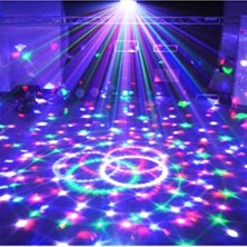 Disko Topu LED Kristal Projeksiyon Lamba Hoparlör LED