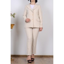 Armine 25KT520 Taş Kadın Astarlı Blazer Ceket