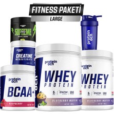 Fitness Paketi Large - Blueberry Muffin Ahududu