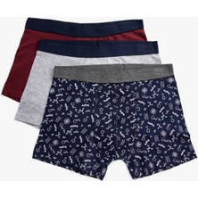 Koton Erkek Pamuklu Basic 3'lü Boxer Seti