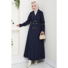 Tam Boy Su Geçirmez Trenç 1596 - Lacivert