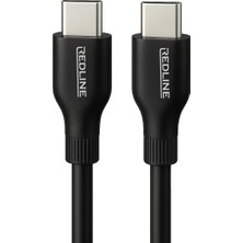 Type-C / Type-C Örgü Hızlı Şarj ve Data Kablosu 1,2 Metre