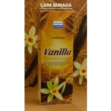 Darshan Incense - Vanilya 20'li Çubuk Tütsü (Sakinlik & Yakınlık & Huzur)