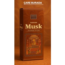 Darshan Incense - Musk 20'li Çubuk Tütsü