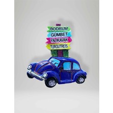 Bodrum / Gümbet / Yalıkavak / Turgutreis Temalı Kabartmalı Polyester Magnet