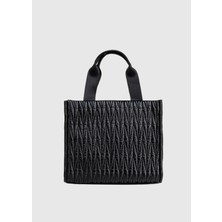 Oggo Suni Deri Kolon Saplı Fermuarlı Nikel Aksesuarlı El Çantası