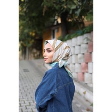 Royal Zincir Desenli Eşarp Mint