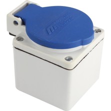 Mutlusan MUT-29/7 MONOFAZE DUVAR PRİZİ (PLASTİK)