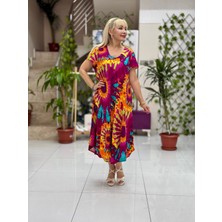 FD17131 Viskon  Elbise