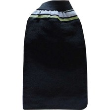 Ipek Sırt ve Vücut Kesesi Lastikli Siyah 15X27