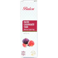 Incir Çekirdeği Yağı Soğuk Pres 20 ml Cam Şişe