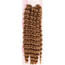 AyrStore Nice Bulk Afro Su Dalgası Saç / Karamel